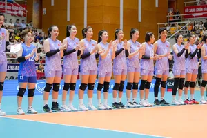 Cầu thủ đội tuyển bóng chuyền nữ Việt Nam có cơ hội tập huấn nước ngoài trước khi dự SEA Games 33-2025. Ảnh: AVC