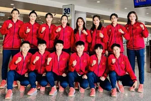 Tuyển thủ đội tuyển cầu mây nữ Việt Nam tự tin tham dự giải vô địch thế giới 2025. Ảnh: MINH MINH