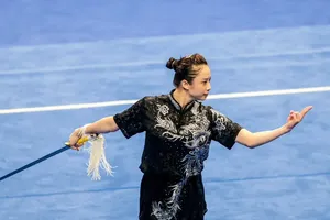 Dương Thúy Vi tiếp tục là tuyển thủ chủ lực của đội wushu Việt Nam tại World Games 2025. Ảnh: DŨNG PHƯƠNG