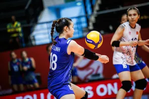 Đội tuyển bóng chuyền nữ trẻ Việt Nam đã kết thúc vòng bảng với vị trí thứ 2. Ảnh: FIVB