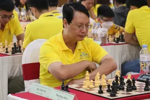 Đại kiện tướng Đào Thiên Hải của đội cờ TPHCM. Ảnh: VNCHESS