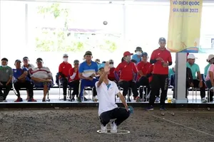 Môn bi sắt vẫn được tổ chức tại SEA Games 33-2025 và thể thao Việt Nam sẽ chọn lực lượng tốt nhất tham dự. Ảnh: THÀNH AN