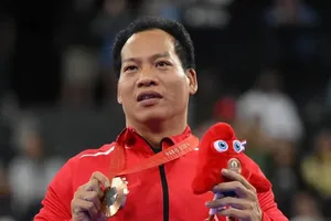 Lực sĩ thể thao người khuyết tật Lê Văn Công, Ảnh: PARALYMPIC