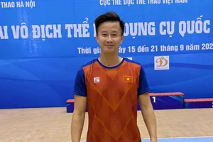 HLV Trương Minh Sang tin tưởng đội TDDC TPHCM sẽ có sự chuẩn bị kỹ cho Đại hội thể thao toàn quốc 2026. Ảnh: MINH CHIẾN