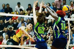 Cầu thủ Bích Tuyền gần như không có trong danh sách 14 VĐV chính thức của đội Ninh Bình tại giai đoạn 2. Ảnh: DŨNG PHƯƠNG