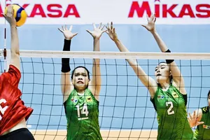 Cầu thủ VTV Bình Điền Long An đã chơi quyết tâm tại trận đấu cuối vòng bảng. Ảnh: DP