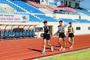 Các VĐV đã tranh tài tại giải điền kinh vô địch trẻ quốc gia 2025. Ảnh: TRỊNH ĐỨC