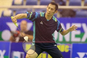 Nguyễn Tiến Minh đã dừng bước tại giải đấu quốc tế đang tranh tài ở Ninh Bình. Ảnh: DŨNG PHƯƠNG