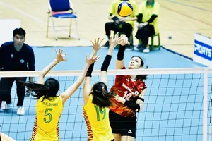 Vi Thị Như Quỳnh sẽ hội quân cùng đội tuyển quốc gia sau khi kết thúc thi đấu tại Hà Tĩnh. Ảnh: DŨNG PHƯƠNG