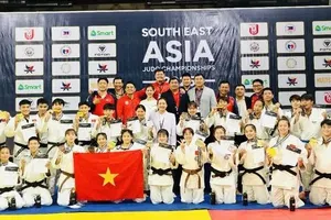 Đội tuyển judo Việt Nam tập trung chuyên môn tốt nhất cho nhóm võ sĩ trọng điểm để sẵn sàng tham dự SEA Games 33-2025. Ảnh: NGUYỄN HỮU