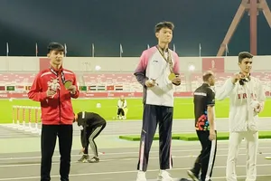 Bùi Tuấn Tú đã giành HCB tại Đại hội thể thao trẻ châu Á 2025 ở Bahrain. Ảnh: TRUNG THÀNH