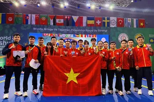 Nhiều tuyển thủ từng tham dự giải wushu thế giới 2025 sẽ chuẩn bị SEA Games 33-2025 thời điểm hiện tại. Ảnh: MINH MINH