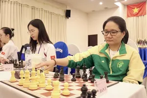 Đại kiện tướng Hoàng Thị Bảo Trâm đang có mặt cùng đội cờ vua Việt Nam tham dự giải vô địch Đông Nam Á 2025. Ảnh: DŨNG PHƯƠNG