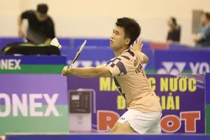 Tay vợt Nguyễn Hải Đăng đã để thua trận ở Hàn Quốc nên lỡ hẹn vào tứ kết đơn nam. Ảnh: DŨNG PHƯƠNG