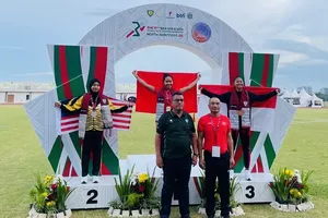 VĐV điền kinh trẻ Việt Nam đang đạt các kết quả tốt tại giải đấu ở Indonesia. Ảnh: MINH MINH