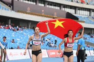 Thu Hà và Bùi Thị Ngân là những tuyển thủ vừa tham dự đợt tập huấn tại Trung Quốc mới đây. Ảnh: DŨNG PHƯƠNG