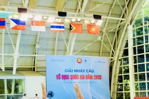 Từ sau giải vô địch quốc gia 2025, các tuyển thủ chuẩn bị cho SEA Games 33-2025 đã tập luyện kỹ lưỡng và tiếp tục được tập huấn ở Trung Quốc. Ảnh: MINH MINH