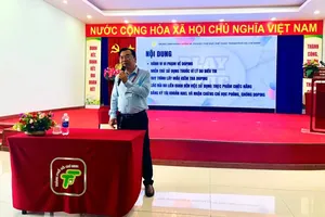 Lớp tập huấn kiến thức phòng, chống doping cho HLV, VĐV thể thao người khuyết tật Việt Nam trước ASEAN Para Games 2025. Ảnh: TRỌNG HẢI