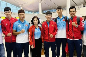 Đội tuyển xe đạp đường trường nam Việt Nam sang Thái Lan tham dự SEA Games 33-2025. Ảnh: VCF