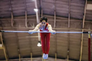 Tuyển thủ Đinh Phương Thành là người giành HCV cuối cùng cho đội TDDC Việt Nam tại SEA Games 33-2025. Ảnh: DŨNG PHƯƠNG