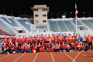 Đội tuyển điền kinh Việt Nam đã hoàn thành nhiệm vụ giành 12 HCV tại SEA Games 33-2025. Ảnh: DŨNG PHƯƠNG