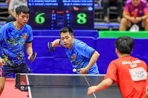 Đức Tuân và Tuấn Anh để thua tại bán kết đôi nam. Ảnh: MD