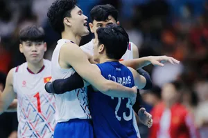 Đội tuyển bóng chuyền nam Việt Nam sẽ thi đấu trận tranh hạng 3 lúc 15 giờ. Ảnh: DŨNG PHƯƠNG