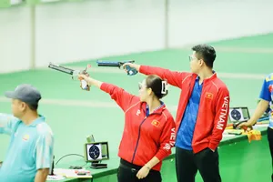 Xạ thủ đội tuyển bắn súng Việt Nam sẽ thi đấu tại Ấn Độ đầu năm 2026. Ảnh: DŨNG PHƯƠNG