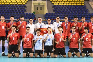 Đội nam Quân đội đã giành HCV tại Đại hội thể thao toàn quốc lần thứ 9-2022. Ảnh: CỤC TDTT VN