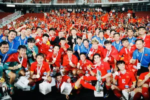 Kết quả của bóng đá nam tại SEA Games 33-2025 đã giúp Đoàn thể thao Việt Nam đạt được mục tiêu về thành tích. Ảnh: DŨNG PHƯƠNG