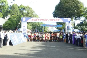 Giải đấu diễn ra vào ngày 4-1-2026 sẽ không tính kết quả vào Đại hội thể thao toàn quốc 2026. Ảnh: BÙI LIÊM