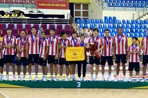 Đội bóng chuyền nam Công an TPHCM sẽ tìm HLV trưởng mới trong năm 2026. Ảnh: MINH CHIẾN