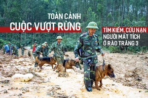 Toàn cảnh cuộc vượt rừng tìm kiếm, cứu nạn người mất tích ở Rào Trăng 3