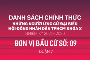 Đơn vị bầu cử số: 09 (quận 7)