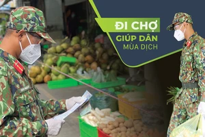 Đi chợ giúp dân mùa dịch