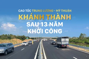 Cao tốc Trung Lương - Mỹ Thuận khánh thành sau 13 năm khởi công