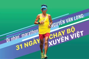 “Dị nhân” marathon Nguyễn Văn Long: 31 ngày chạy bộ xuyên Việt