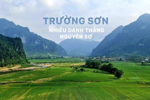 Một góc xã Trường Sơn hùng vĩ