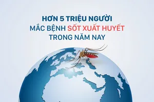 Hơn 5 triệu người mắc bệnh sốt xuất huyết trong năm nay