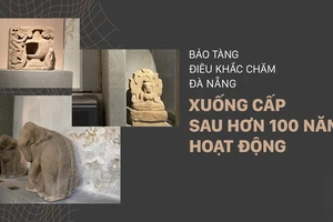 Bảo tàng Điêu khắc Chăm Đà Nẵng xuống cấp sau hơn 100 năm hoạt động