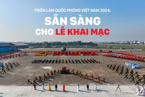 Triển lãm Quốc phòng Việt Nam 2024: Sẵn sàng cho lễ khai mạc