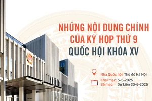 Những nội dung chính của Kỳ họp thứ 9, Quốc hội khóa XV