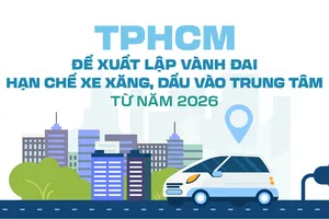 TPHCM đề xuất lập vành đai hạn chế xe xăng, dầu vào trung tâm từ năm 2026