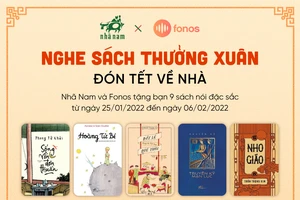 “Nghe sách thưởng xuân” với 9 đầu sách miễn phí 