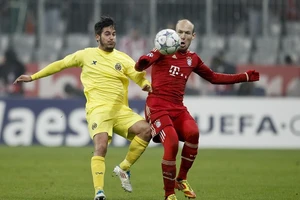 Villarreal từng thất thủ trước Bayern Munich của Arjen Robben ở Champions Lague mùa 2011-2012