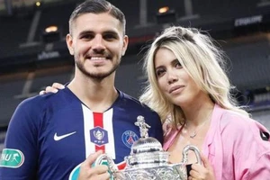 Icardi và Wanda hồi còn mặn nồng tại PSG