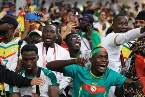 Khán giả Senegal "bùng nổ" ngay tại Qatar