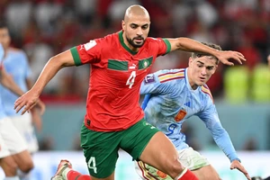 Amrabat trở thành tiền vệ châu Phi nổi bật nhất các kỳ World Cup