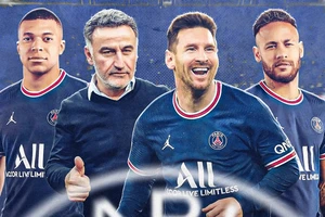 HLV Christophe Galtier biết ơn vì được dẫn dắt Messi, Neymar và Mbappe