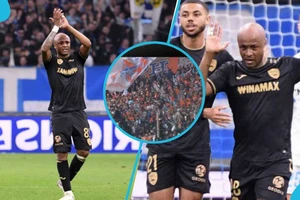 "Lão tướng" Andre Ayew được khán giả đội bóng cũ Marseille tri ân